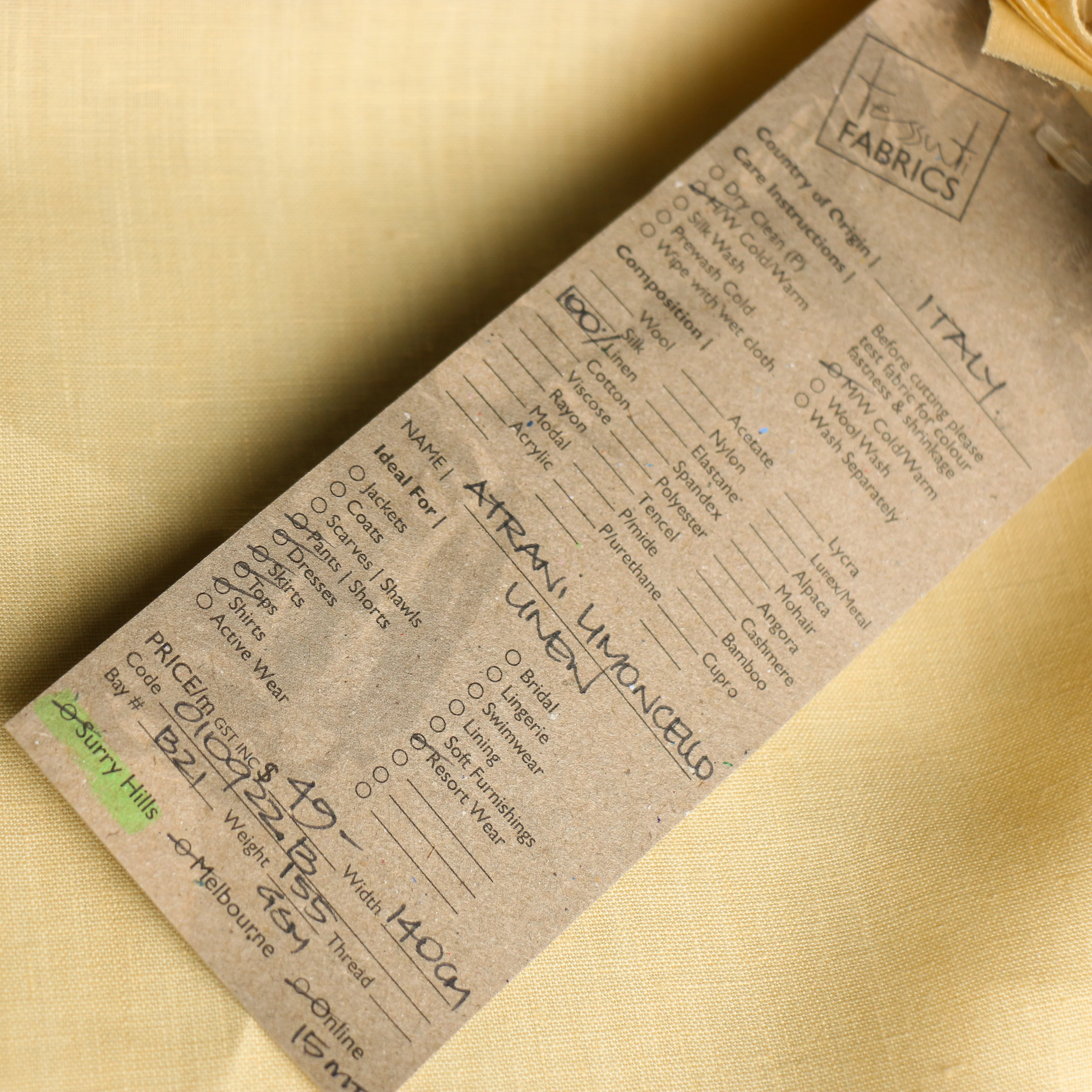 Atrani Limoncello Linen - Image 4