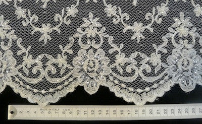 Aubergine Lace Trim - Image 2