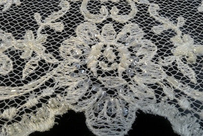 Aubergine Lace Trim - Image 3