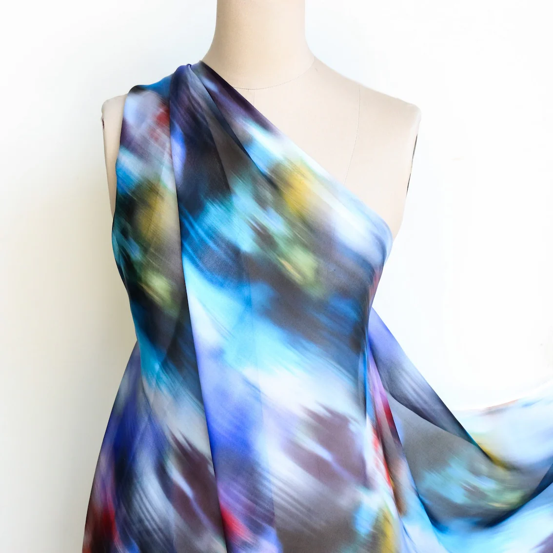 Aurora Sky Silk Chiffon - Image 4