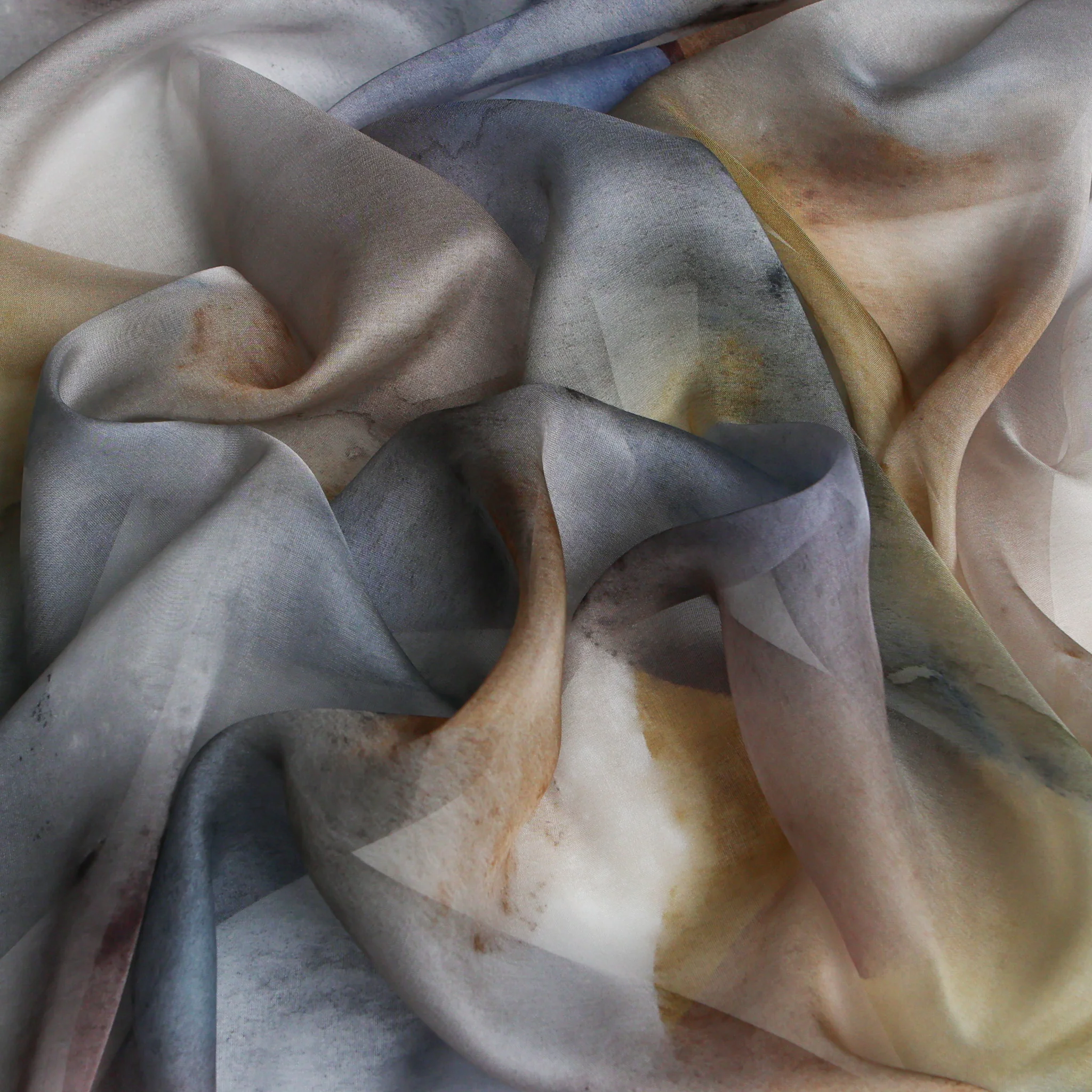 Aurora's Haze Silk Chiffon - Image 2