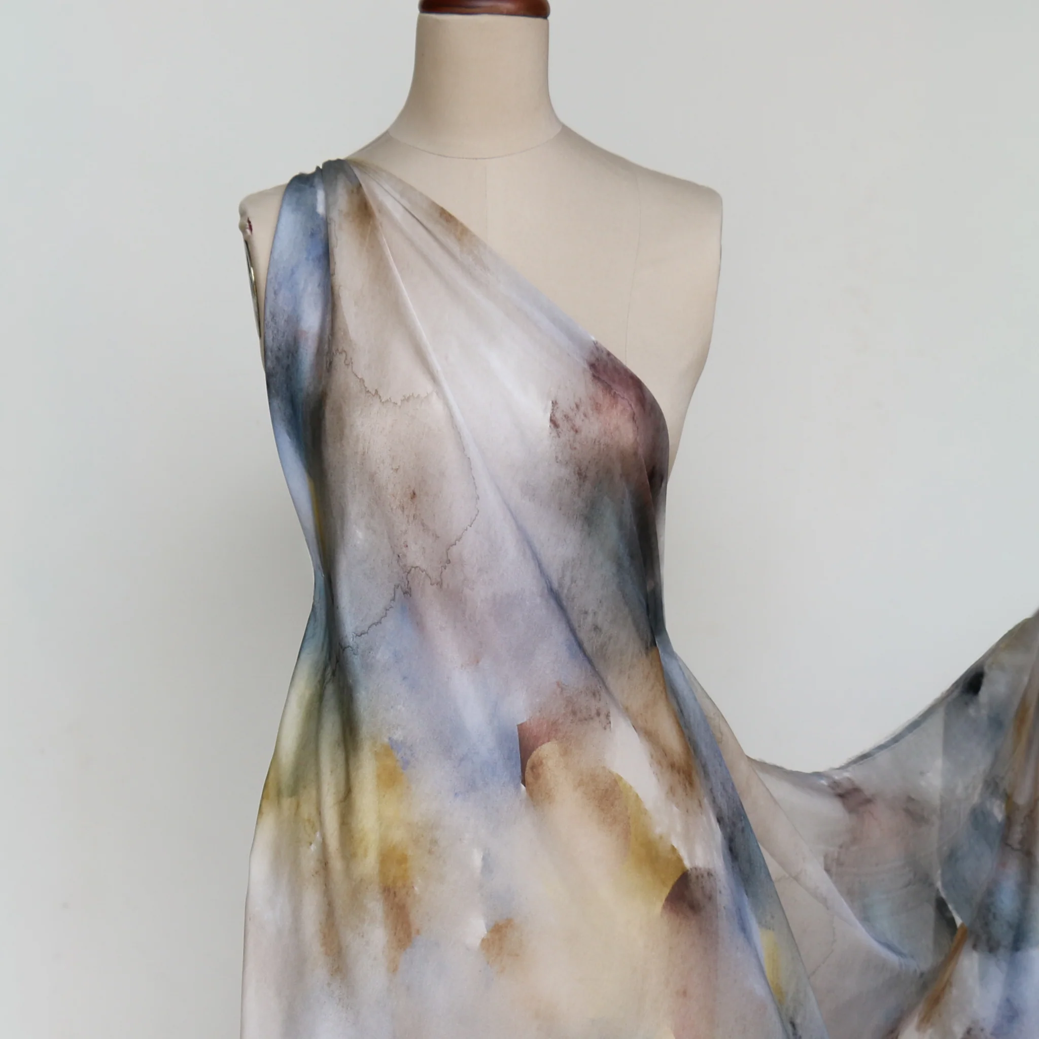 Aurora's Haze Silk Chiffon - Image 6