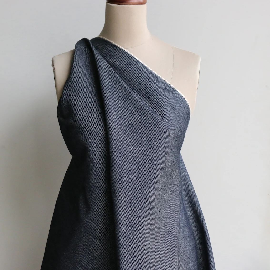 Auyumi Navy Selvedge Denim - Image 5