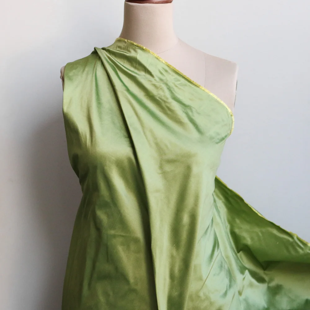 Avocado Silk Dupion - Image 4