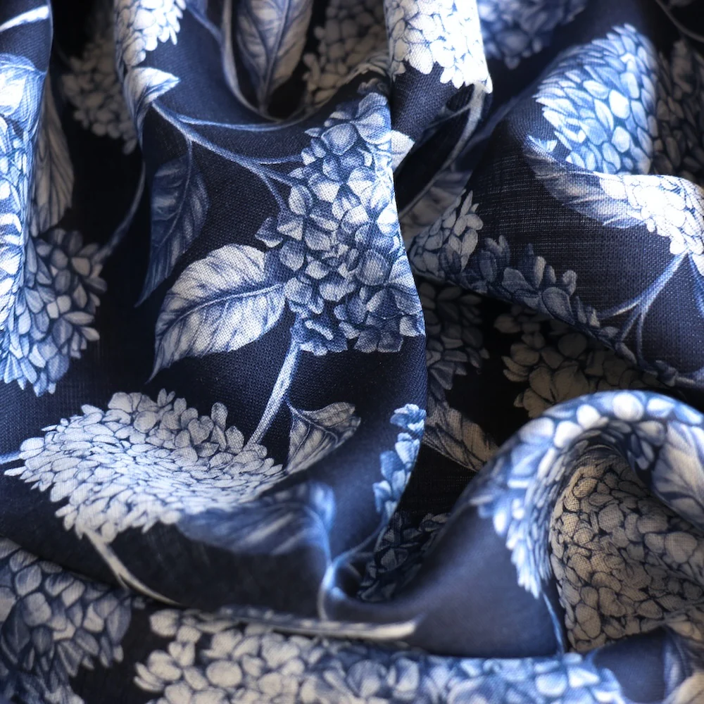 Azores Navy - Liberty Sycamore Linen - Image 2