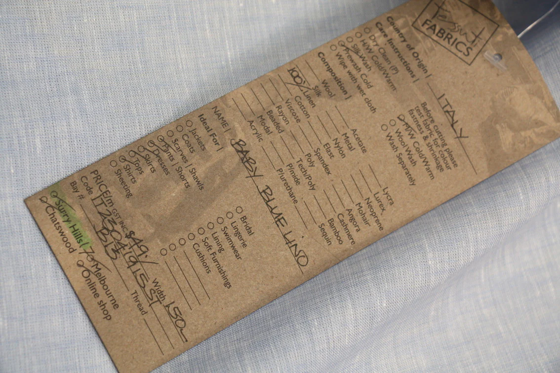 Baby Blue Lino - Image 3