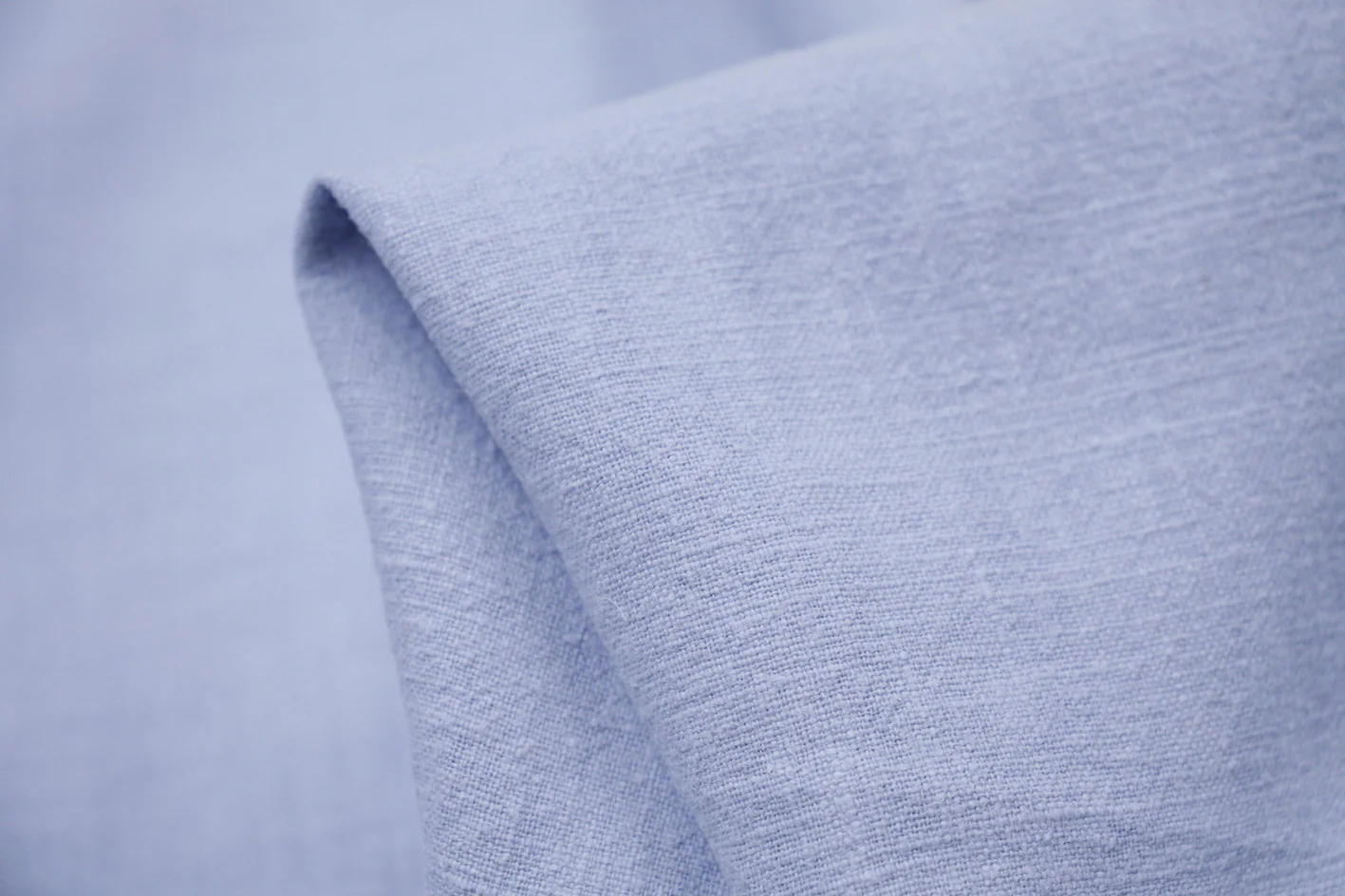 Baby Blue Pebble Wash Linen