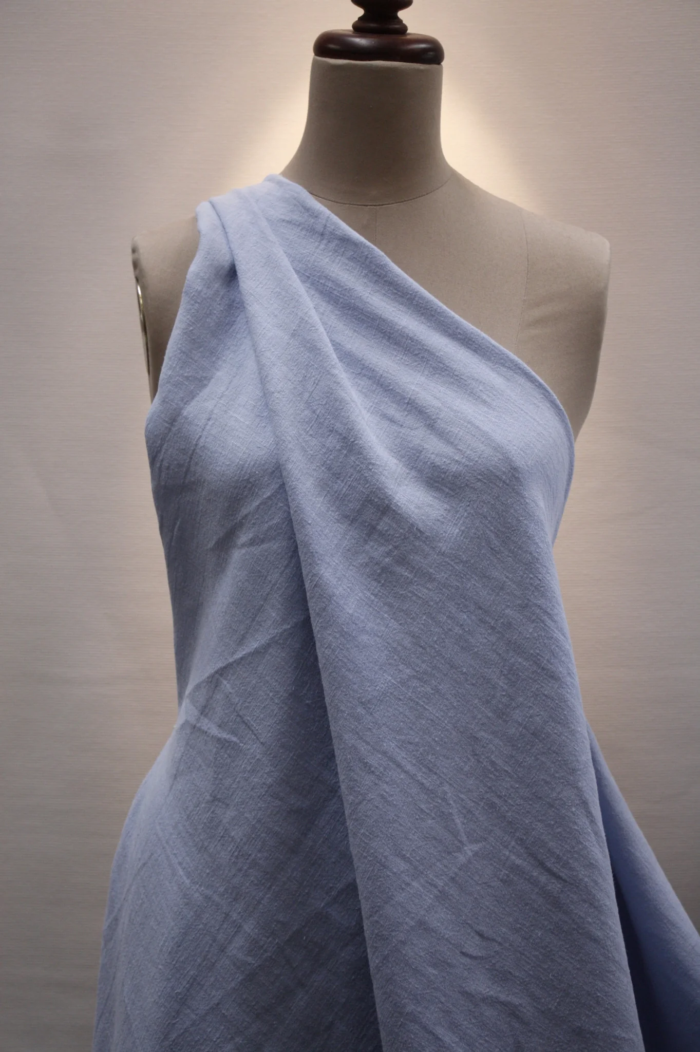 Baby Blue Pebble Wash Linen - Image 3