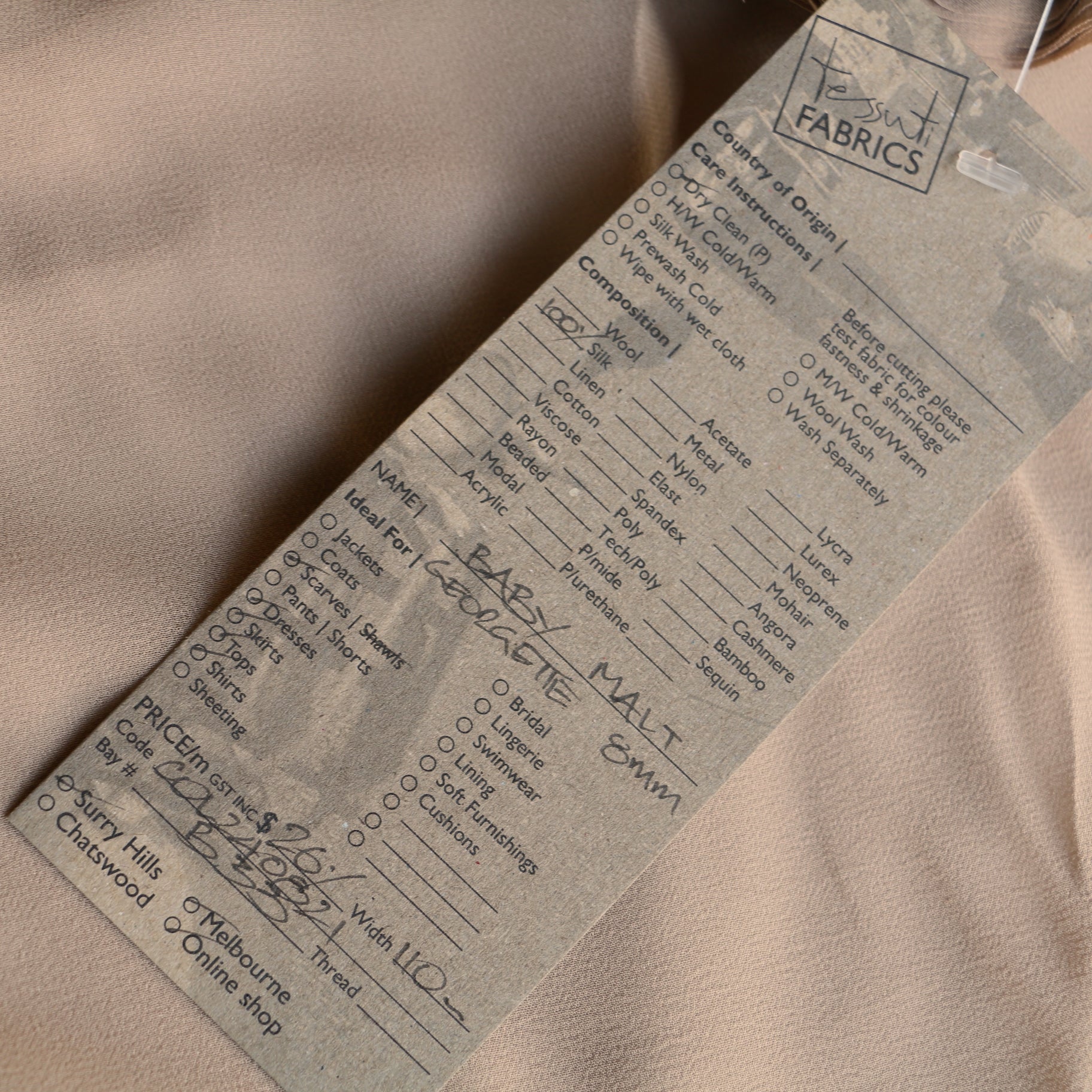 Baby Malt Silk Georgette - Image 3