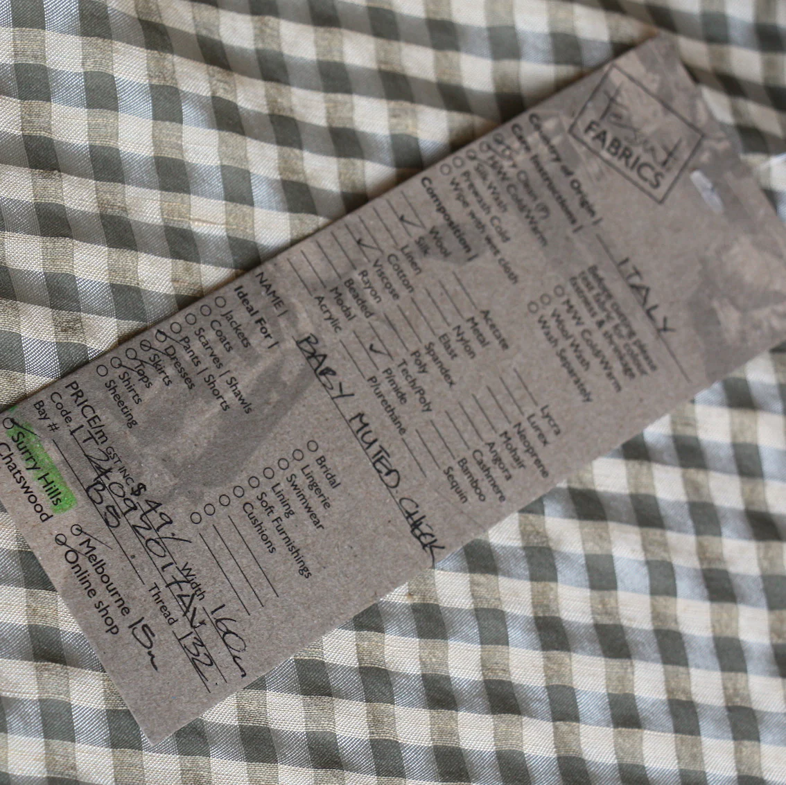 Baby Muted Check - Image 3