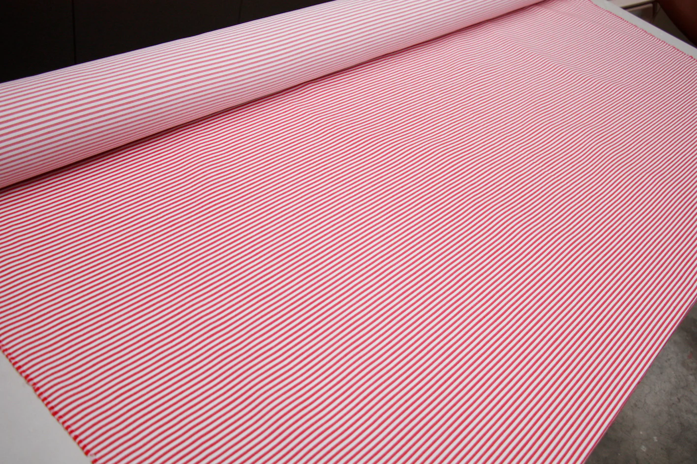Baby Red Stripe - Microprene - Image 4