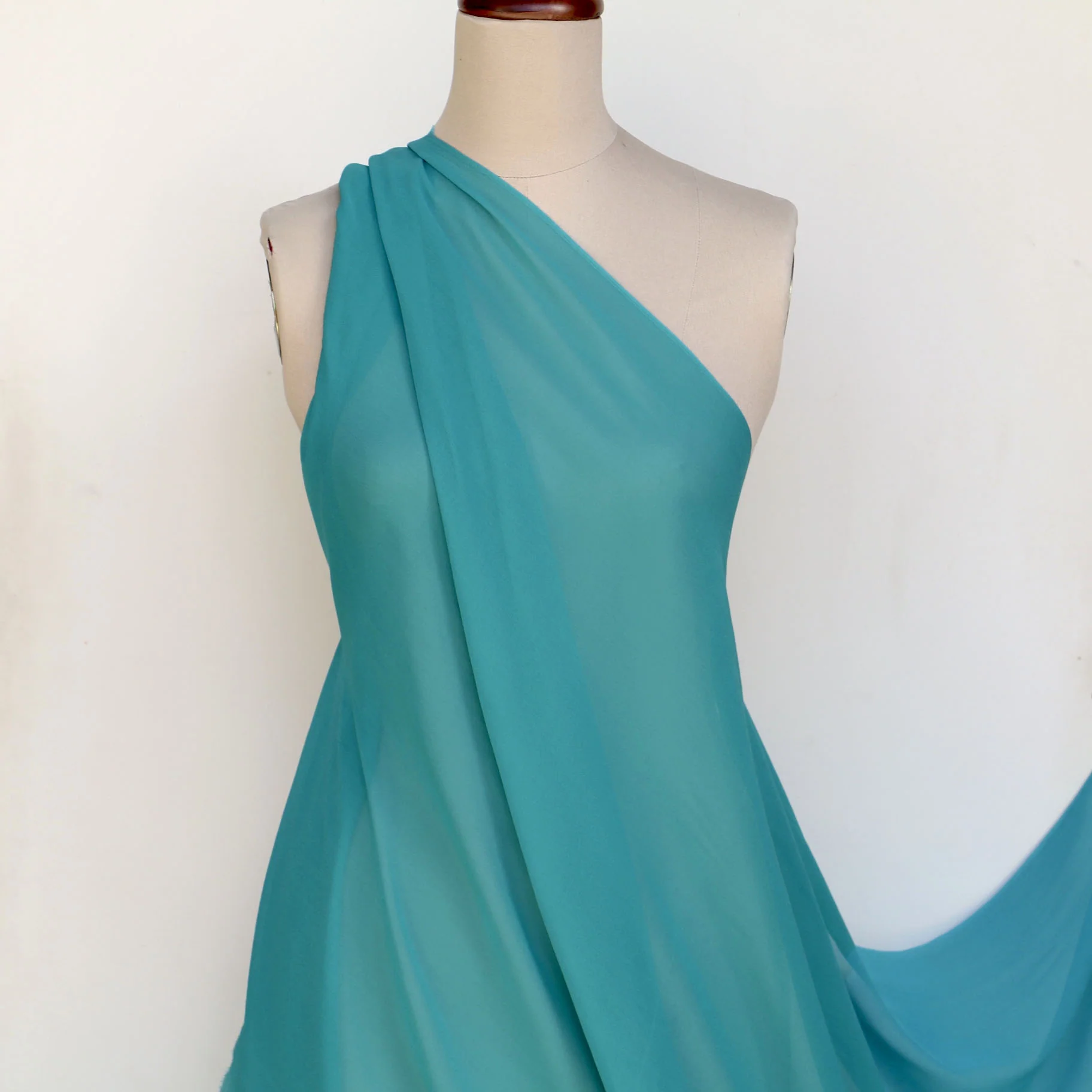 Baby Teal Georgette - Image 4