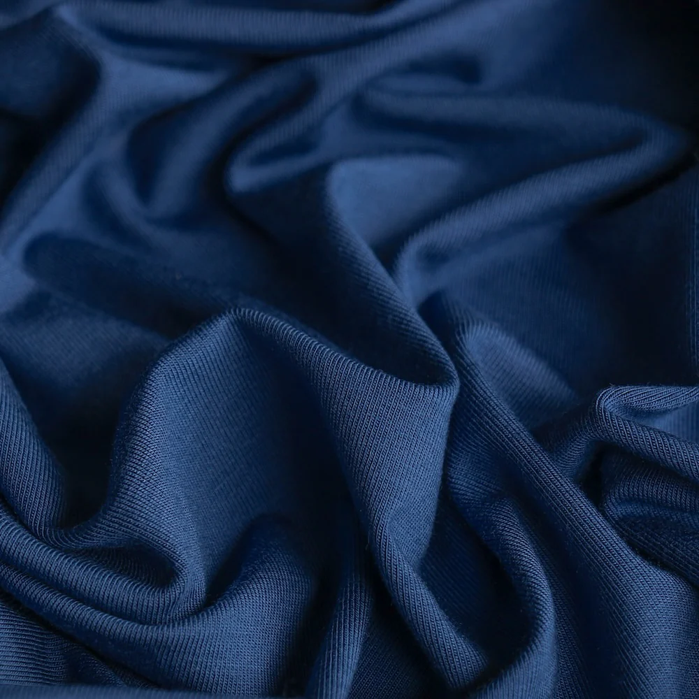 Bamboo Jersey Knit - Chambray (265gsm) - Image 2