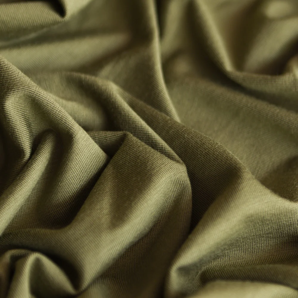 Bamboo Jersey Knit - Daintree Green (265gsm) - Image 2