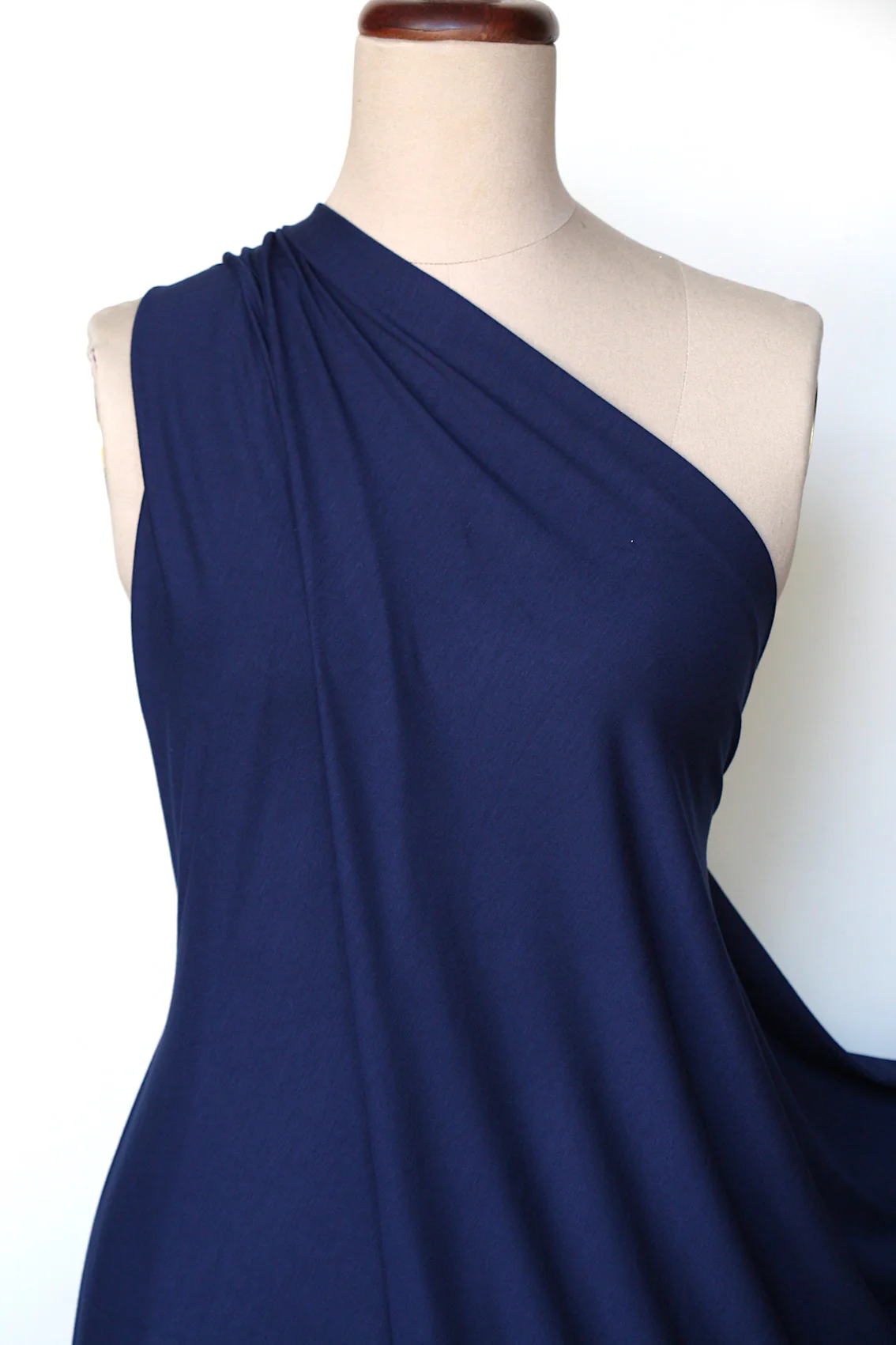 Bamboo Jersey Knit - Navy Blue (265gsm) - Image 4