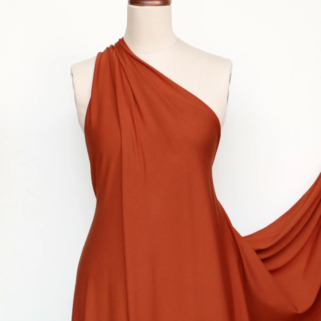 Bamboo Jersey Knit - Rust (265gsm) - Image 4