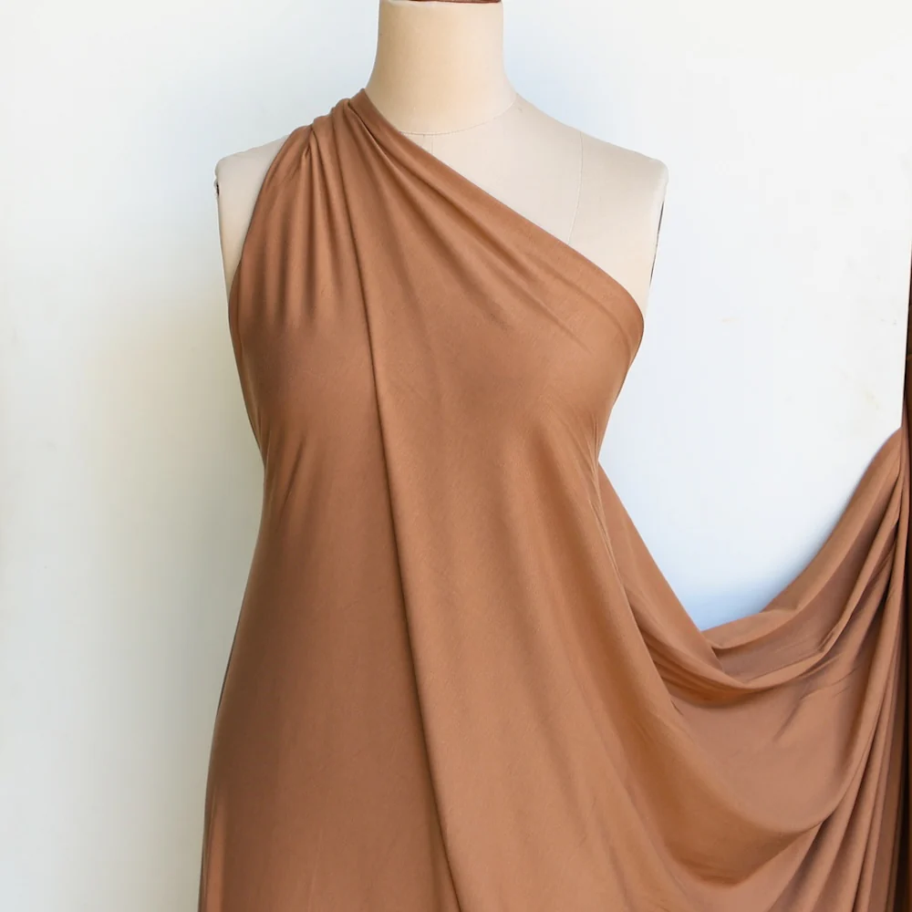 Bamboo Jersey Knit - Tawny (265gsm) - Image 4