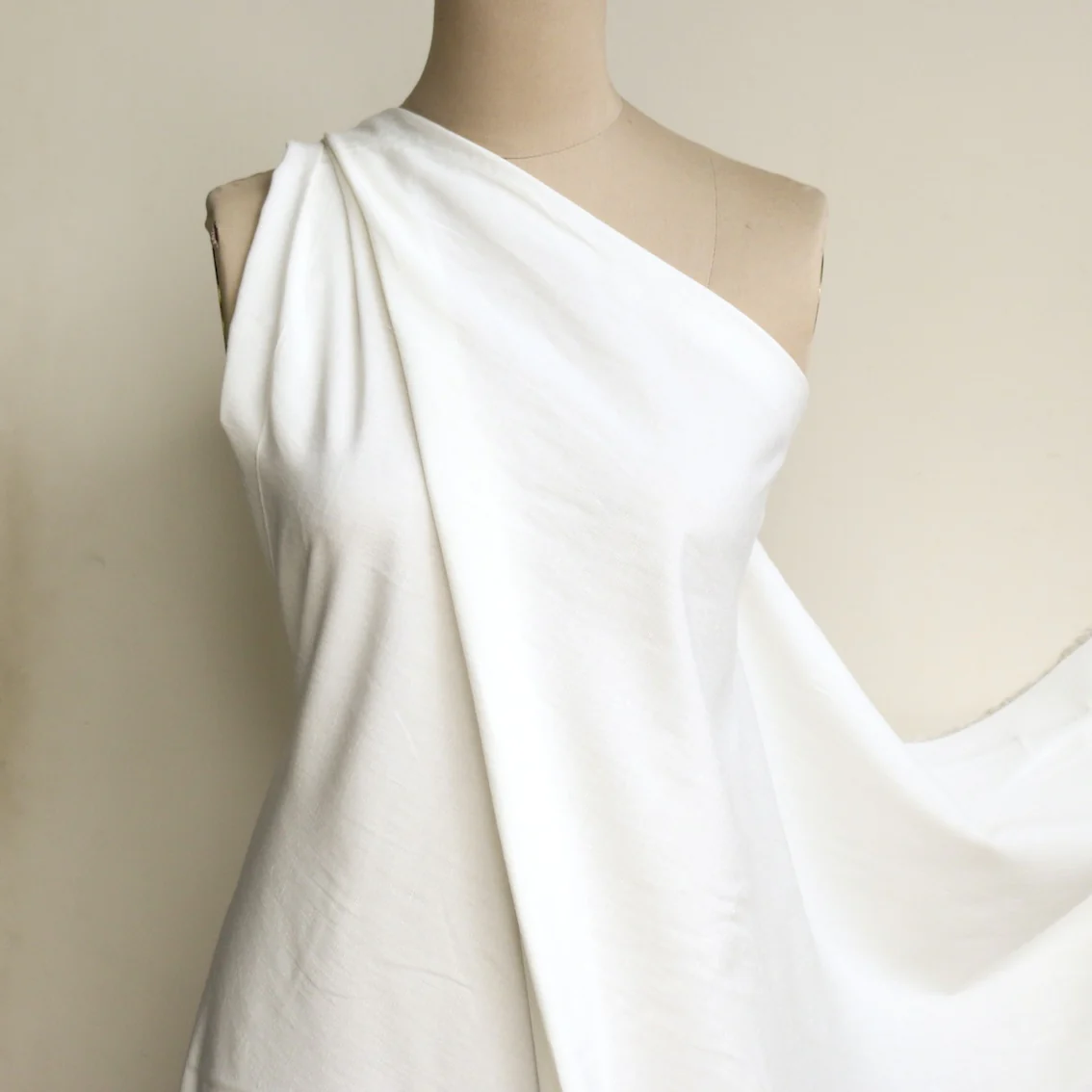 Barbara Ivory Viscose/Linen - Image 4