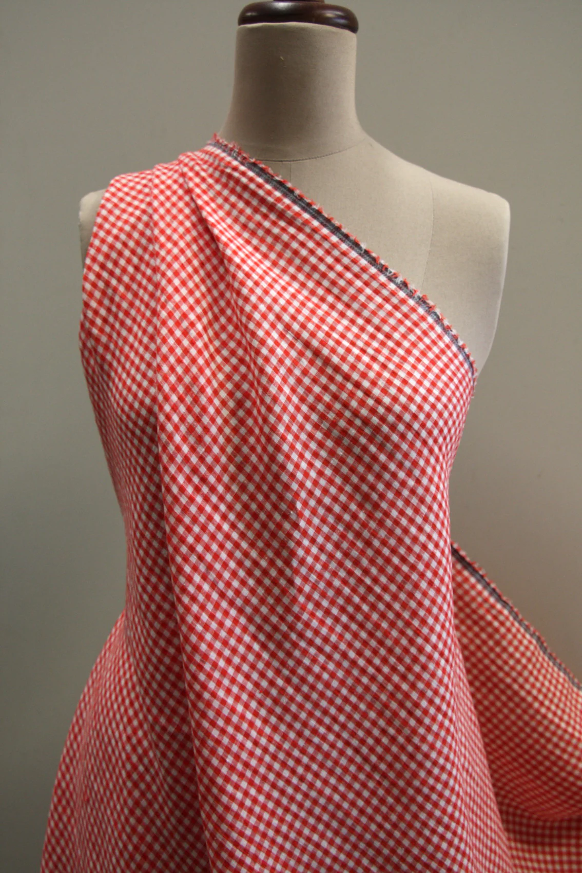 Bardot Check Washed Linen - Image 5
