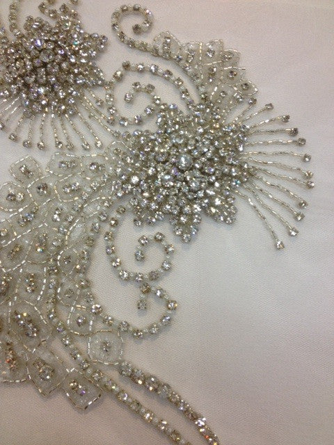 Basilia Silver/Swarovski Piece