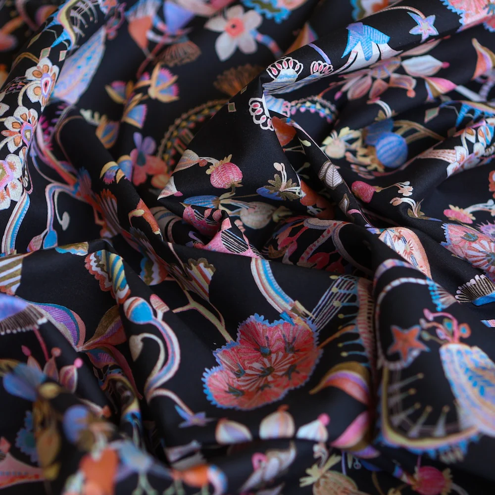 Beautifully Bazaar Black - Liberty Tana Lawn™ - Image 2