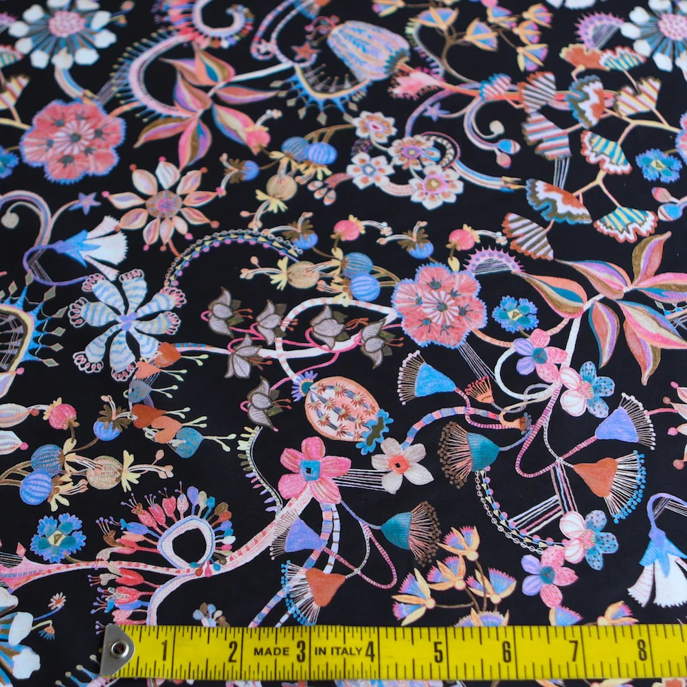 Beautifully Bazaar Black - Liberty Tana Lawn™ - Image 3