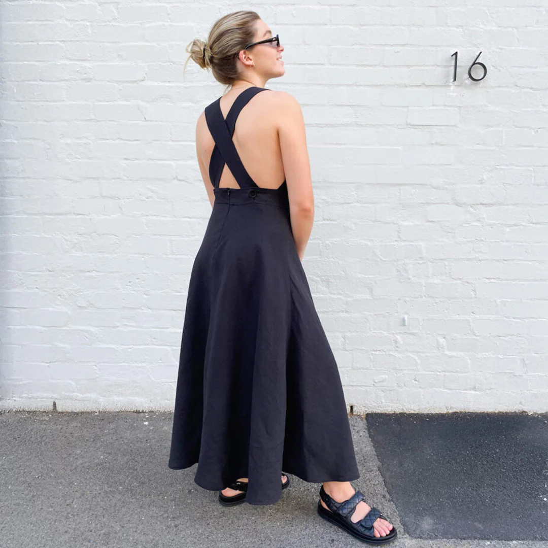 Bedford Black Washed Linen - Image 5