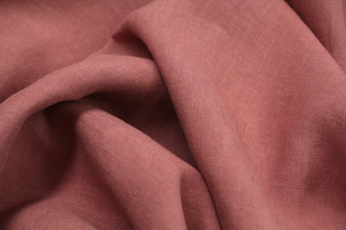 Bedford Dusty Pink Washed Linen - Image 2