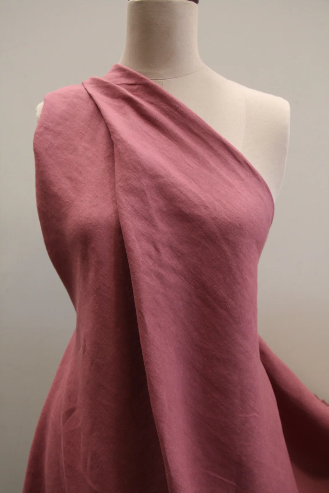 Bedford Dusty Pink Washed Linen - Image 3