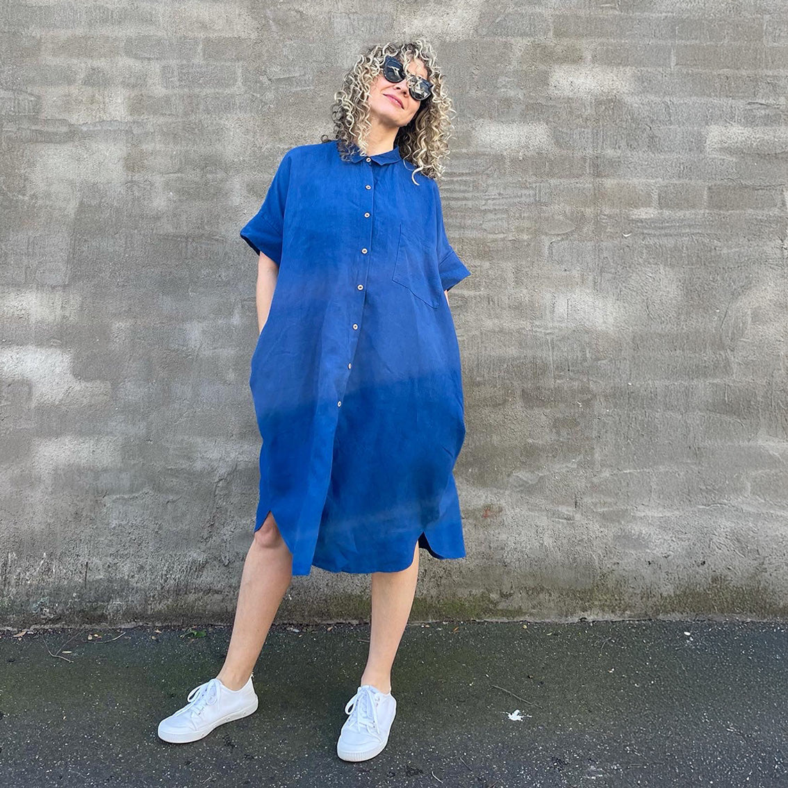 Bedford Lapis Washed Linen - Image 2