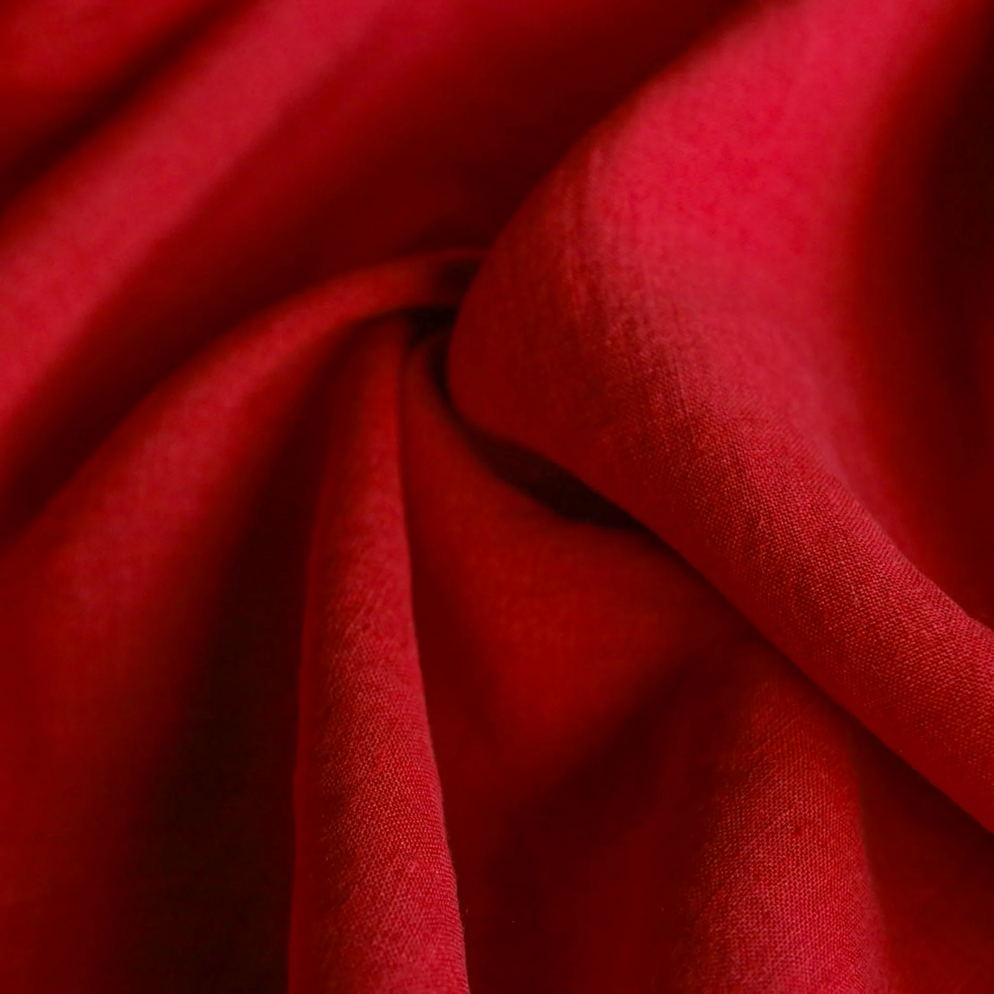 Bedford Pepper Red Washed Linen - Image 2