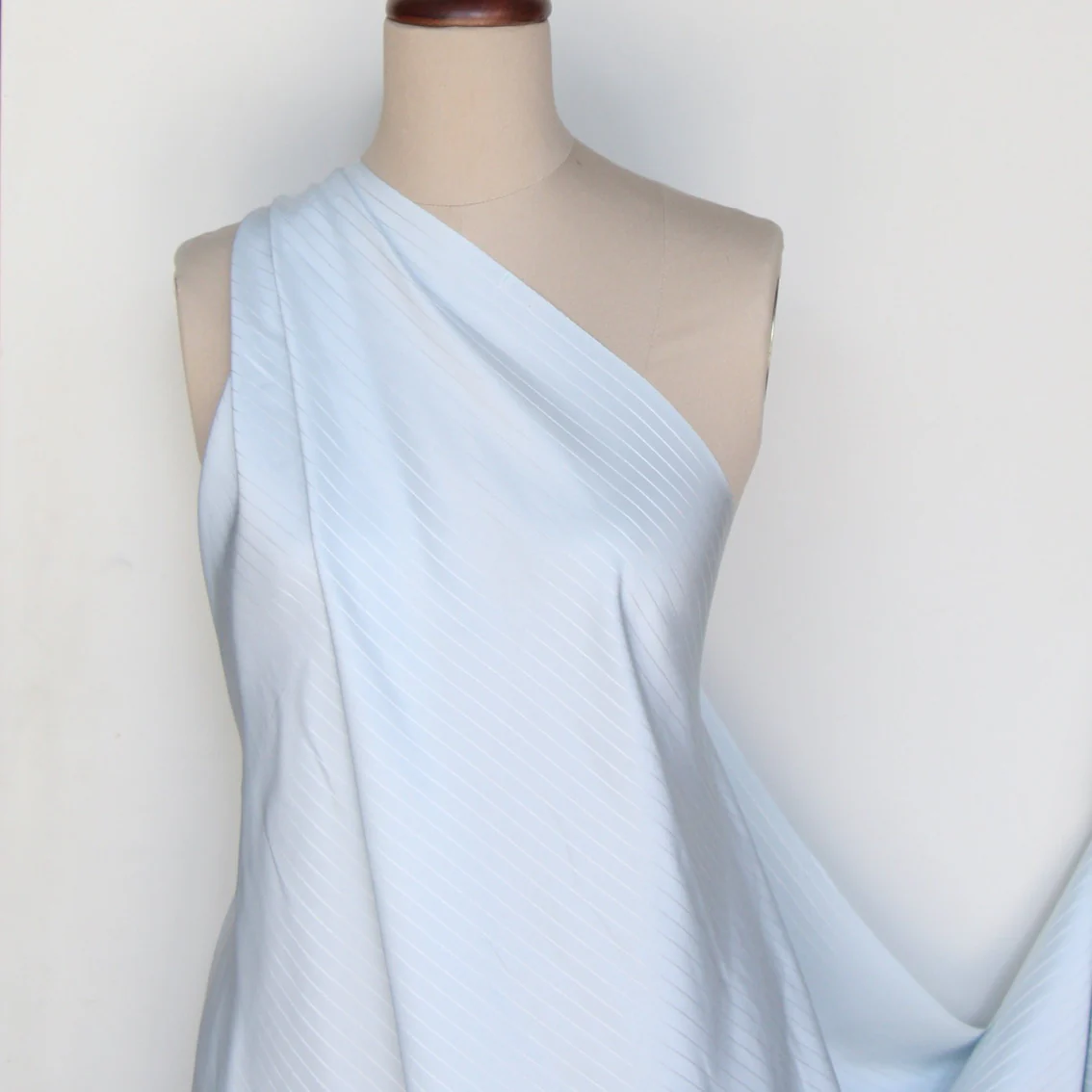 Behind The Lines Blue - Silk Satin - Image 4