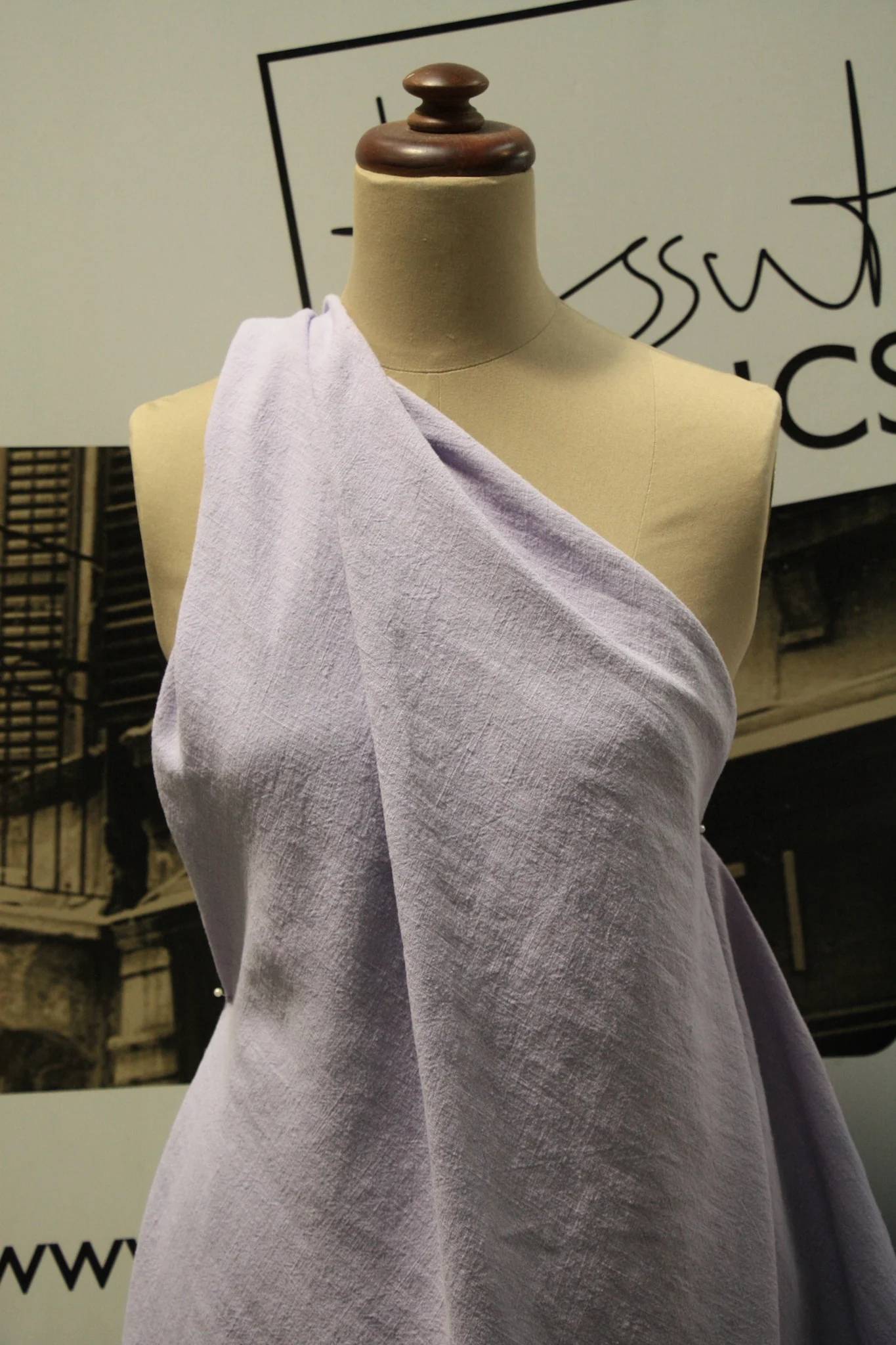 Belfast Lilac - Vintage Washed Linen - Image 3