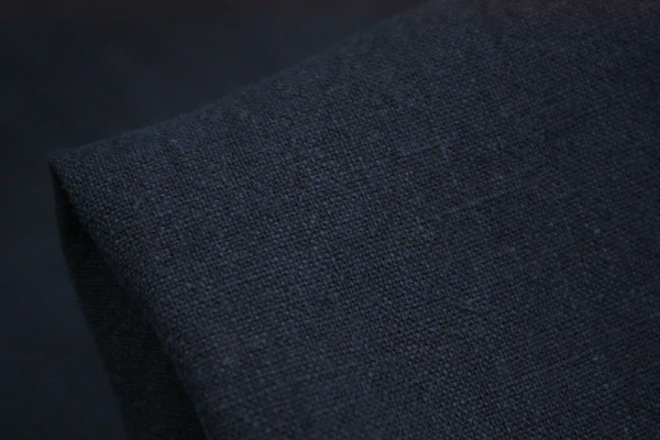Belfast Navy - Vintage Washed Linen