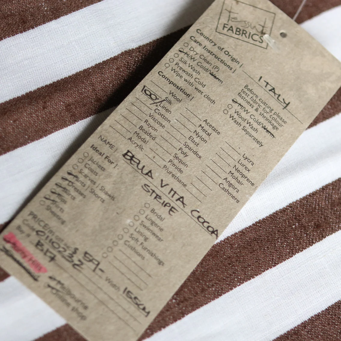 Bella Vita Cocoa Linen - Image 4