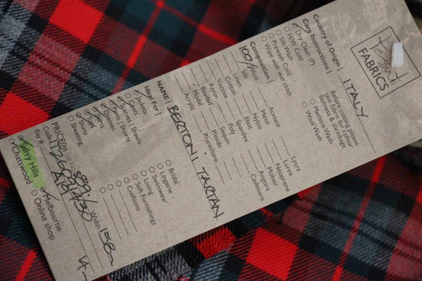 Bertoni Red Tartan - Image 5