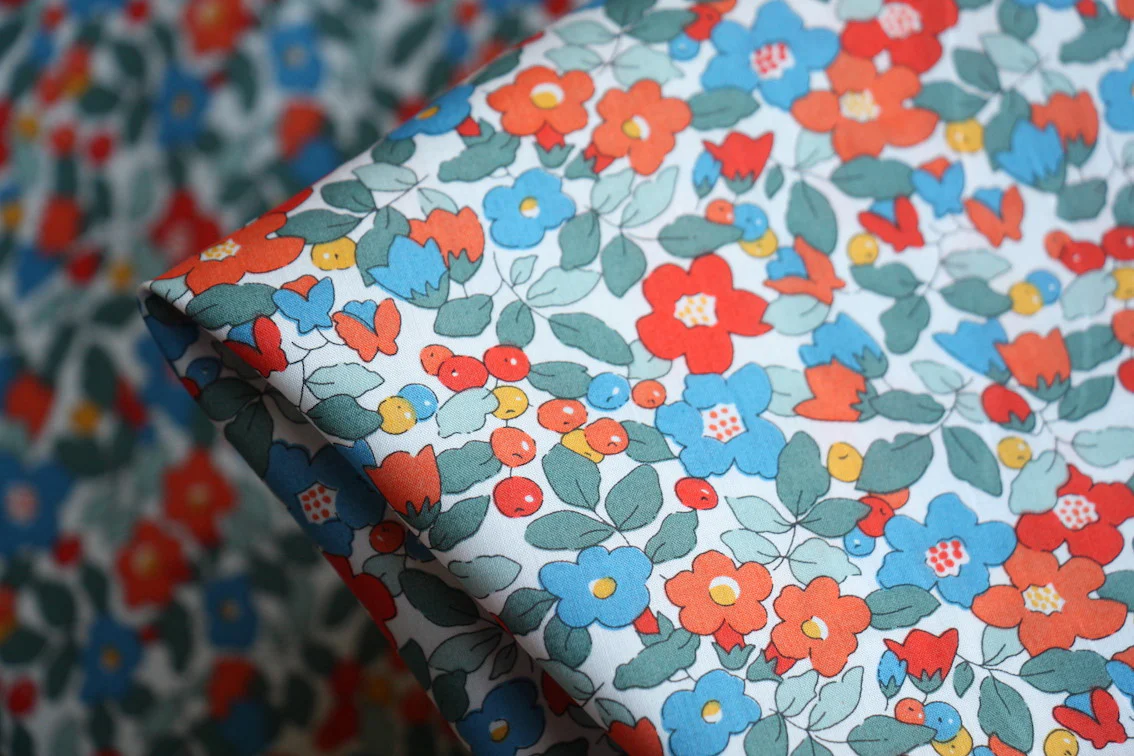 Betsy Berry Red/Blue - Liberty Tana Lawn™