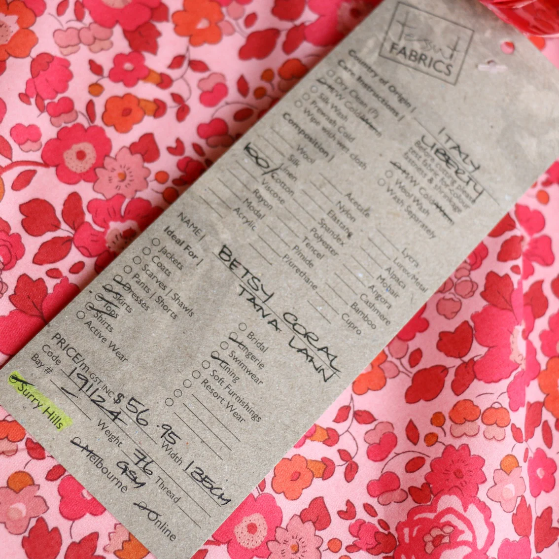 Betsy Coral - Liberty Tana Lawn™ - Image 4