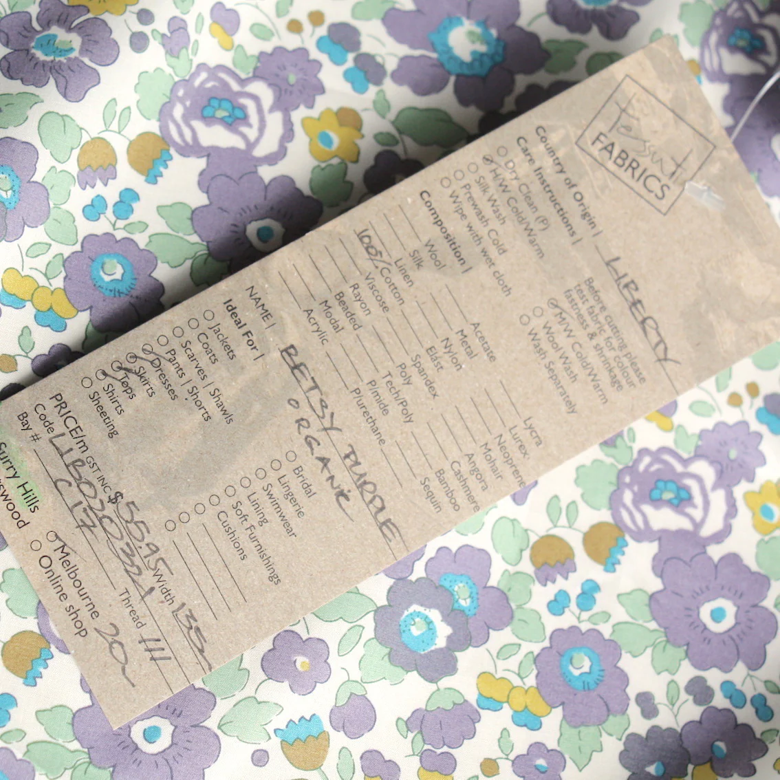 Betsy Purple - Liberty Organic Tana Lawn™ - Image 4