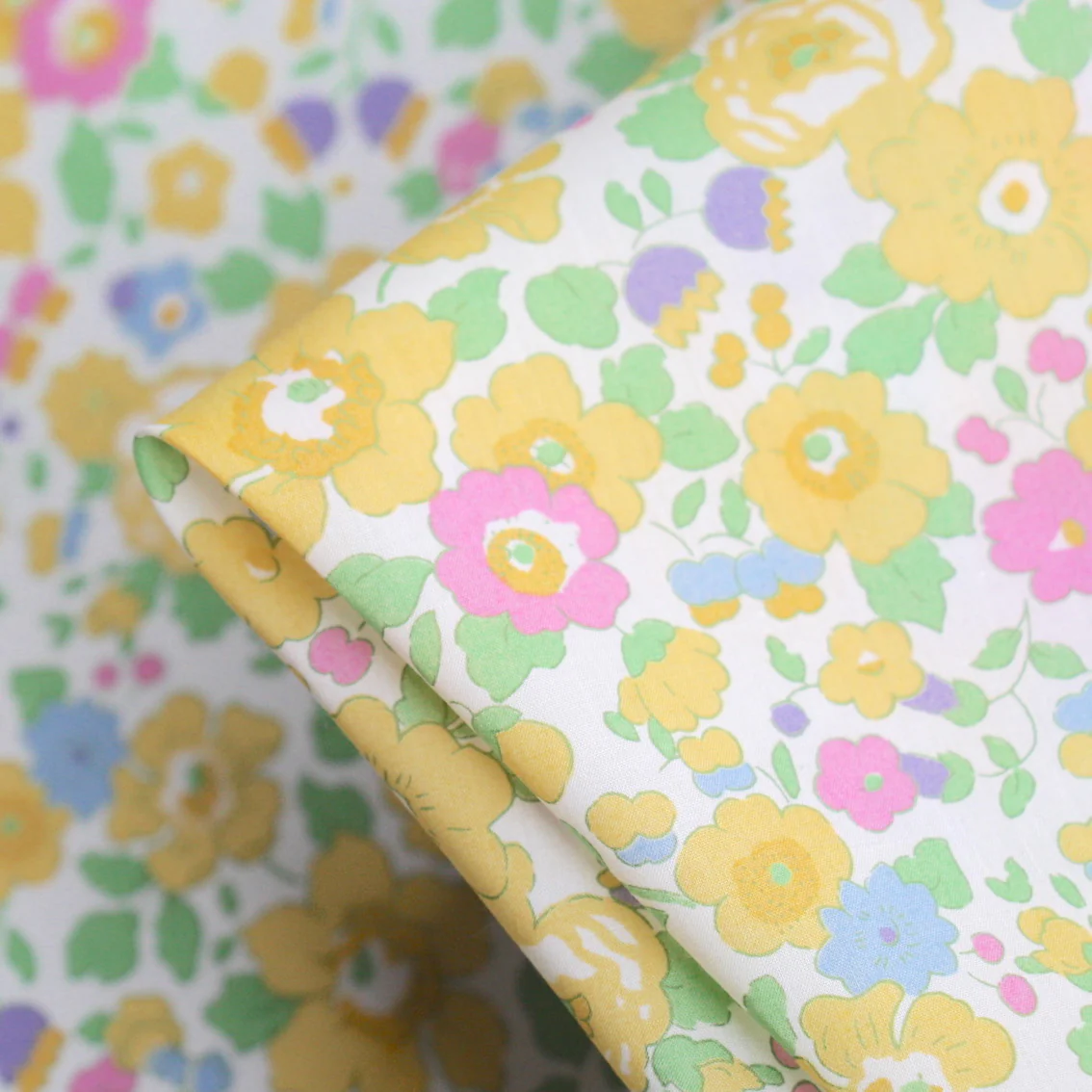 Betsy Yellow - Liberty Organic Tana Lawn™