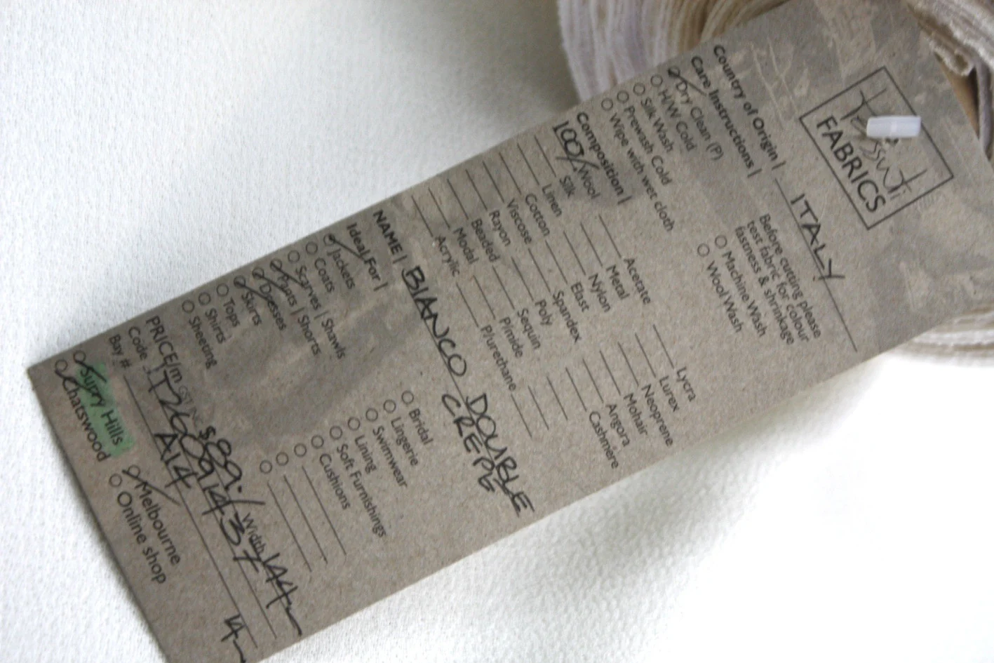 Bianco Double Crepe - Image 2