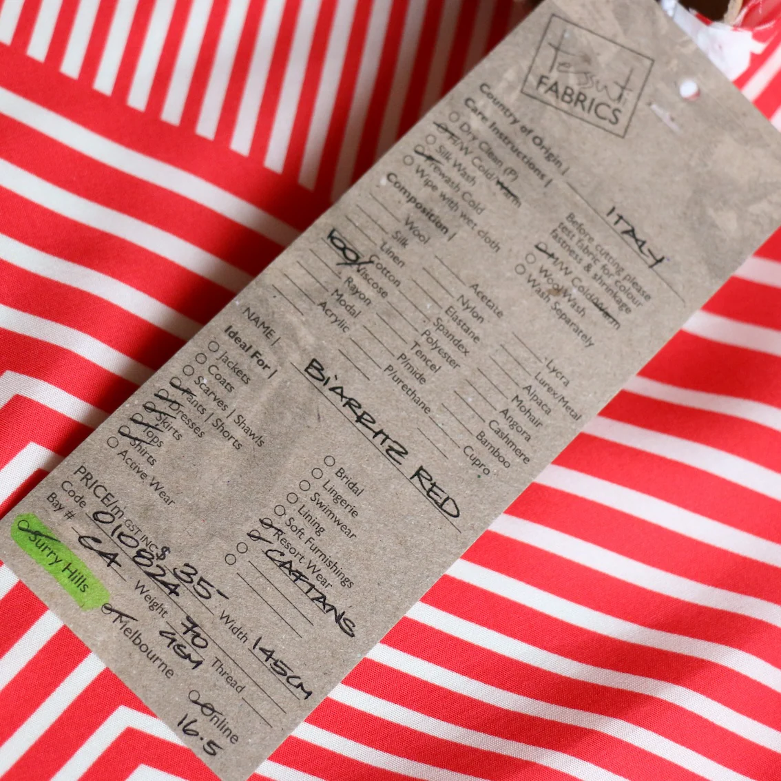 Biarritz Red Viscose - Image 5