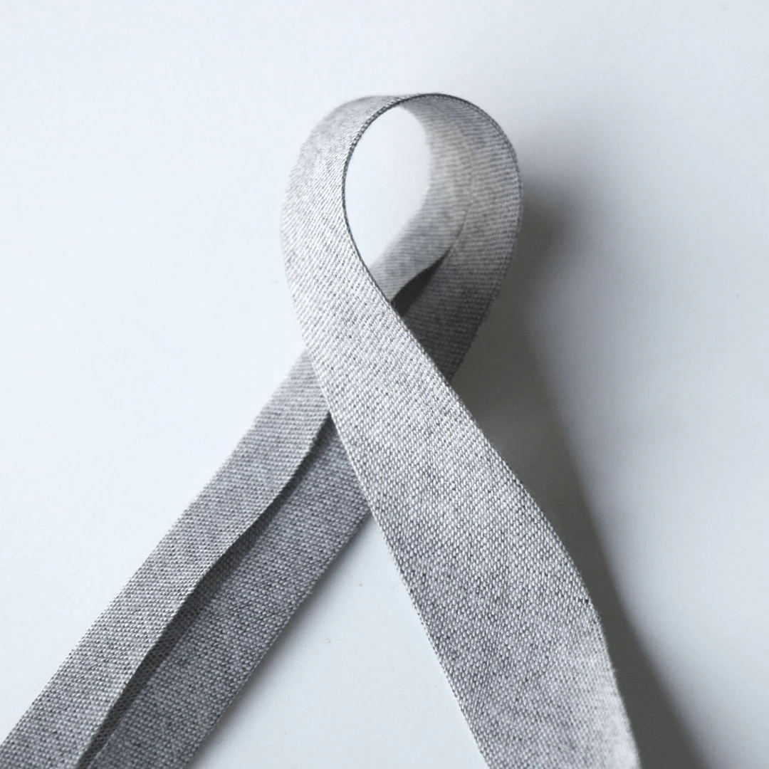 Bias Binding - Chambray Grey - 18mm