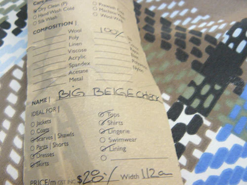 Big Beige Check - Image 4
