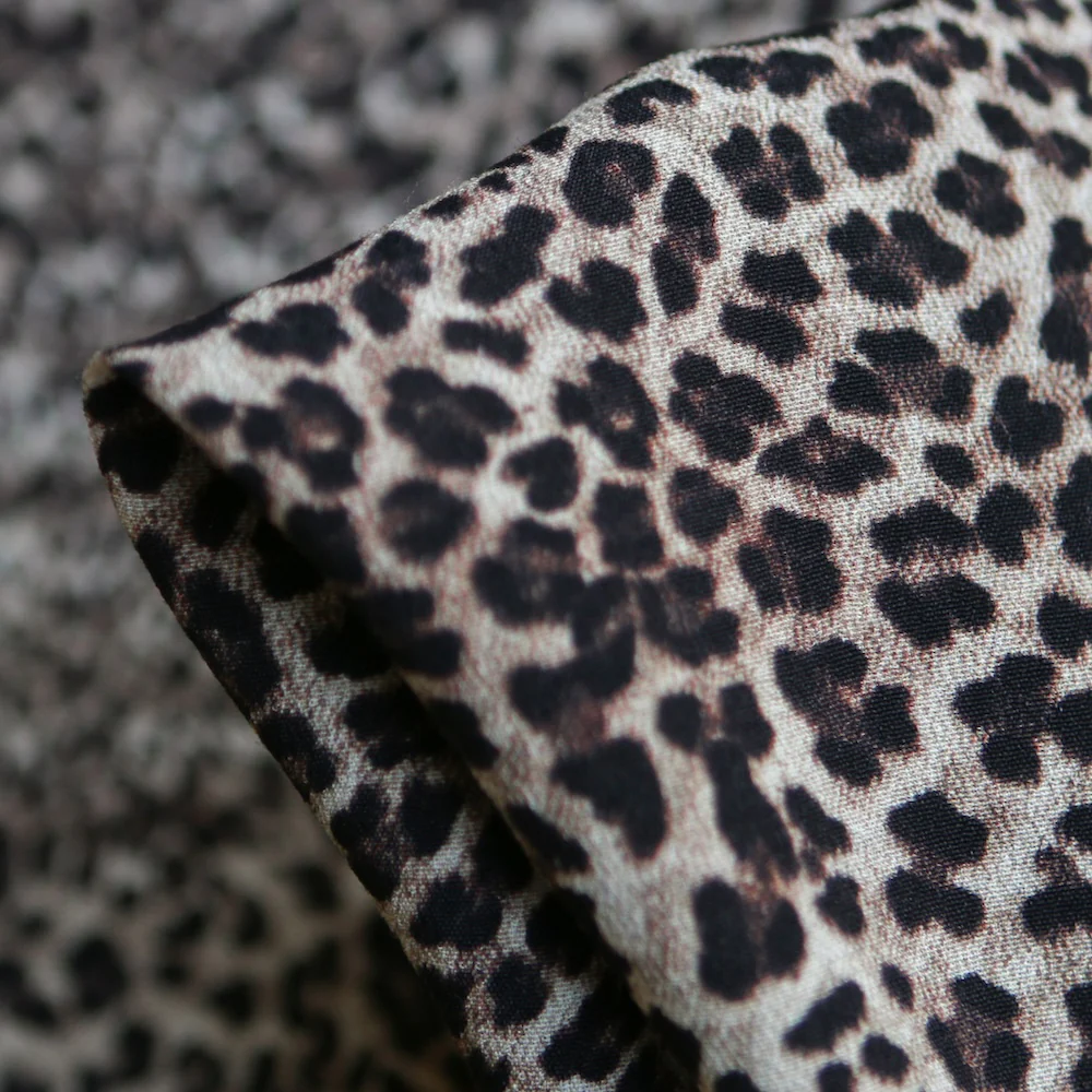 Bijou Cat Viscose Crepe