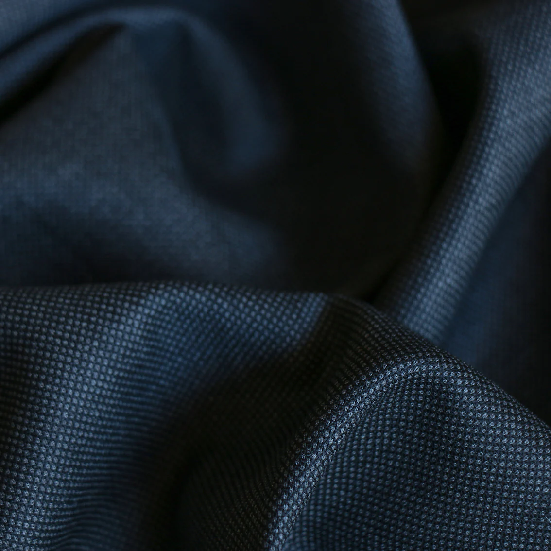 Birdseye Grigio Wool Suiting - Image 2
