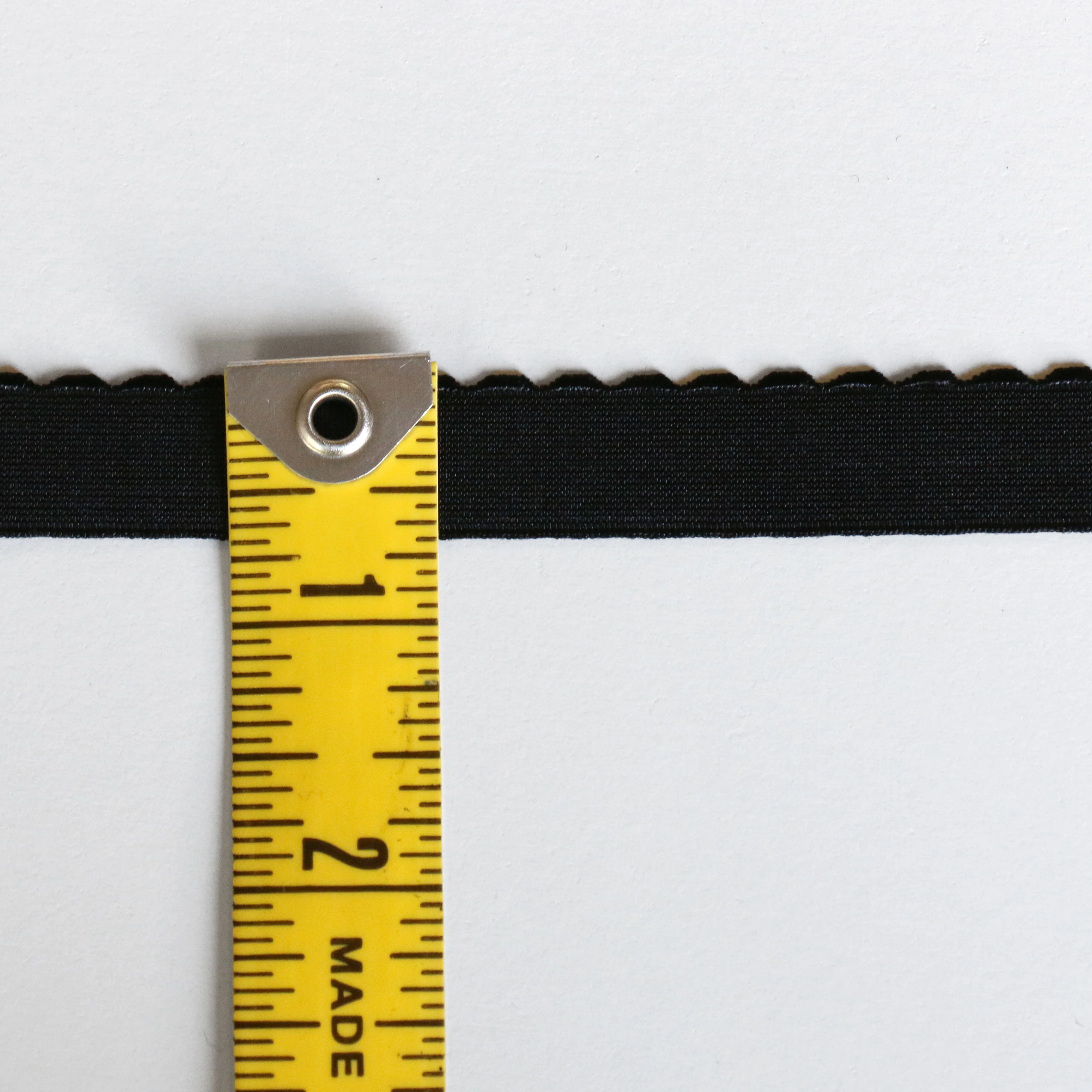 *Scalloped Elastic (16mm) - Black - Image 3