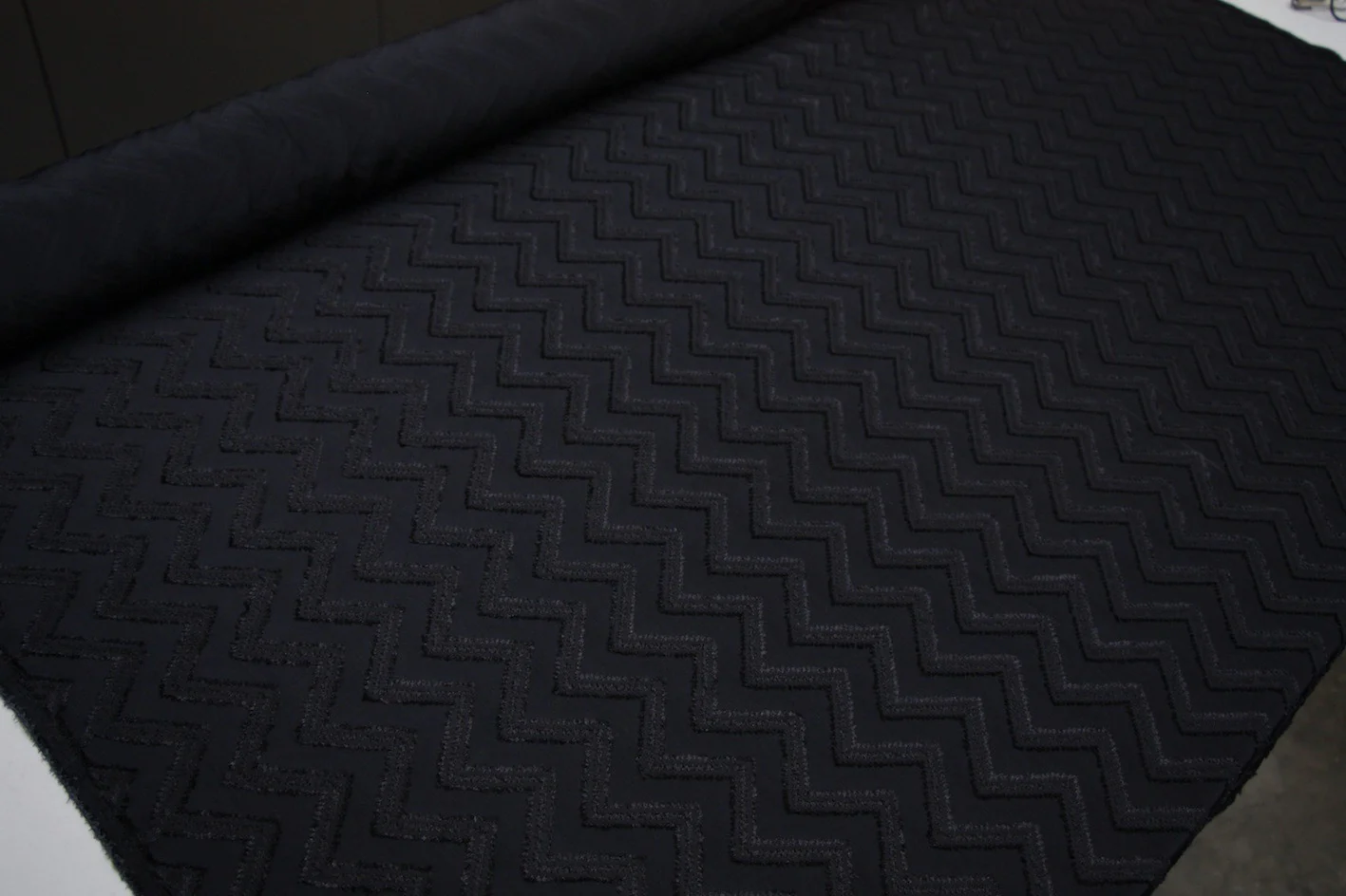 Black Chevron Jacquard - Image 4
