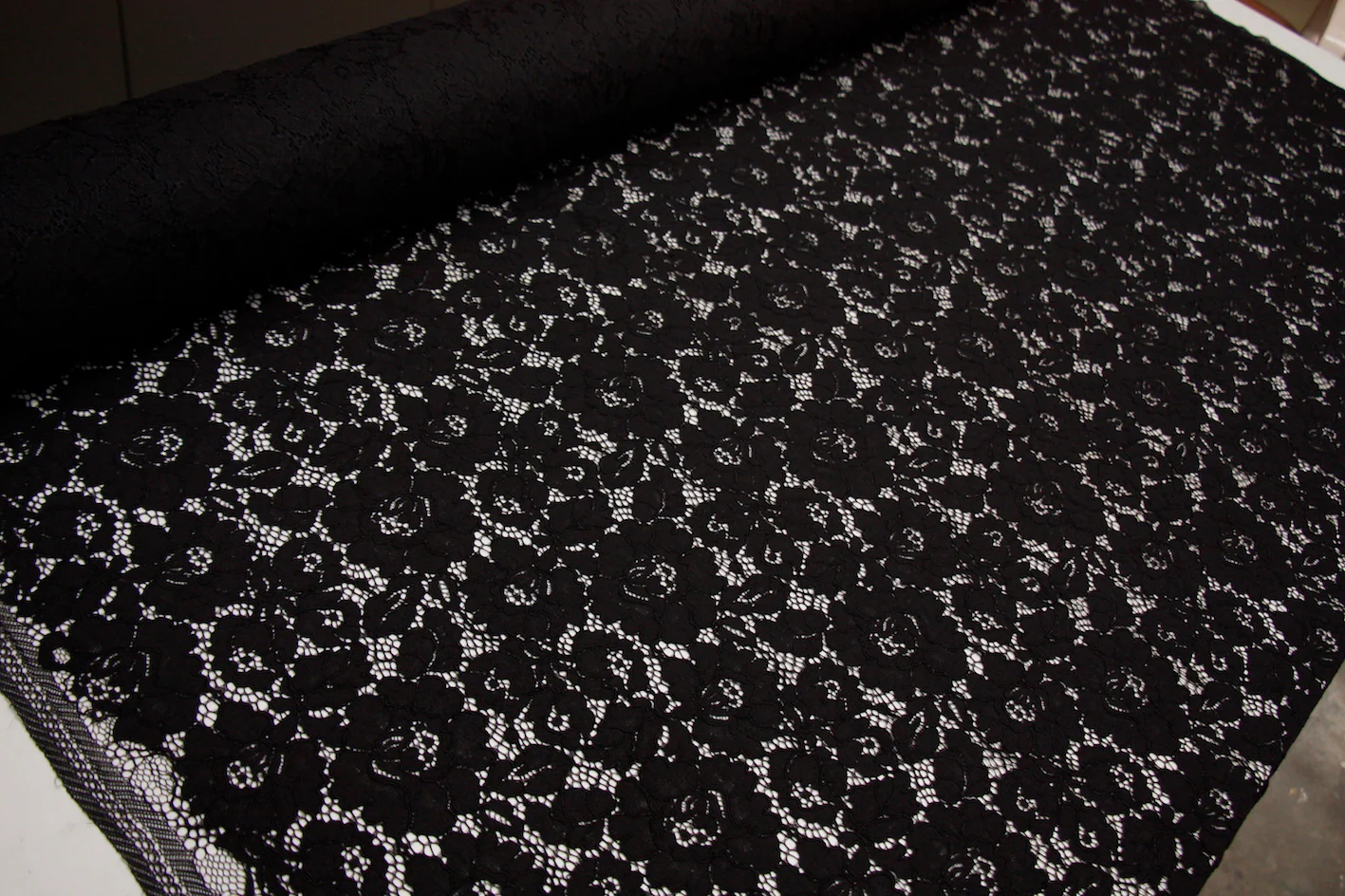 Black Floral Lace - Image 4