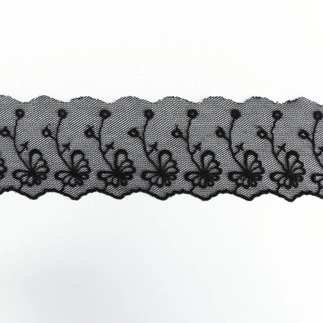 Black Lace Trim (6cm wide) - Image 2
